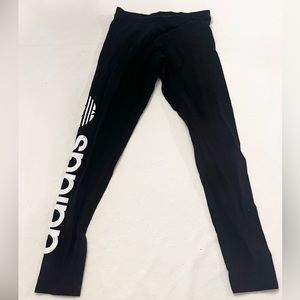 black adidas leggings